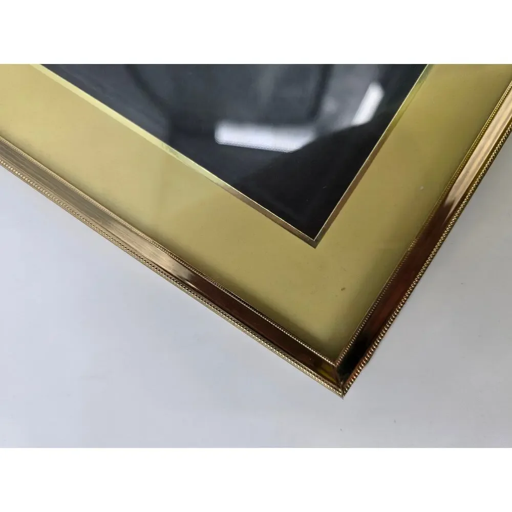 Set of 3 Vintage Brass-Tone Picture Frames – 6